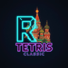 Tetris Classic logo with backwards R and St. Basil's Cathedral